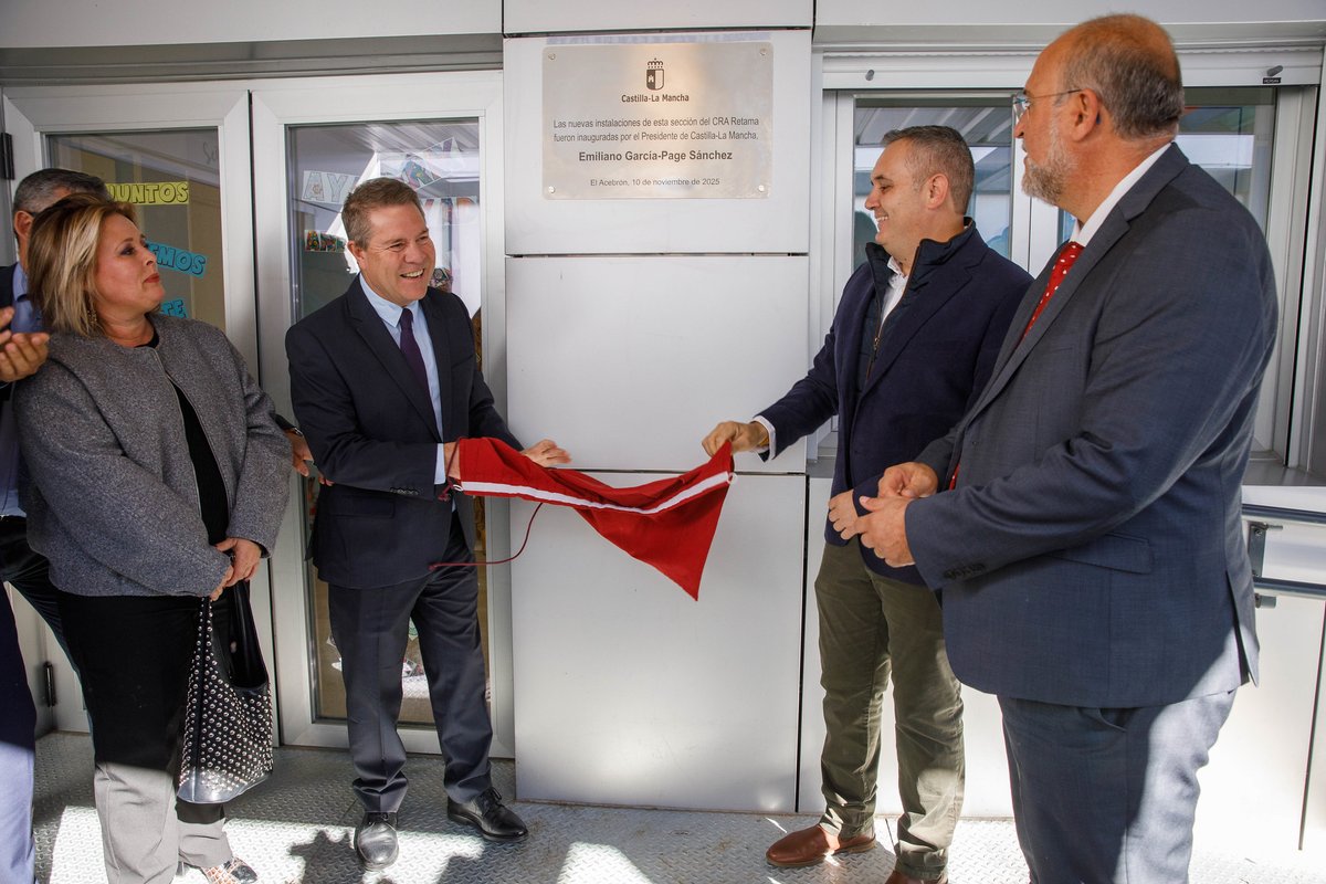 Esta mañana hemos acompañado al presidente <a href="/garciapage/">Emiliano García-Page</a> a la inauguración de la primera fase de la Casa de la Igualdad de Cuenca y a la de las obras de mejora del CRA ‘Retama’ de El Acebrón (Cuenca)