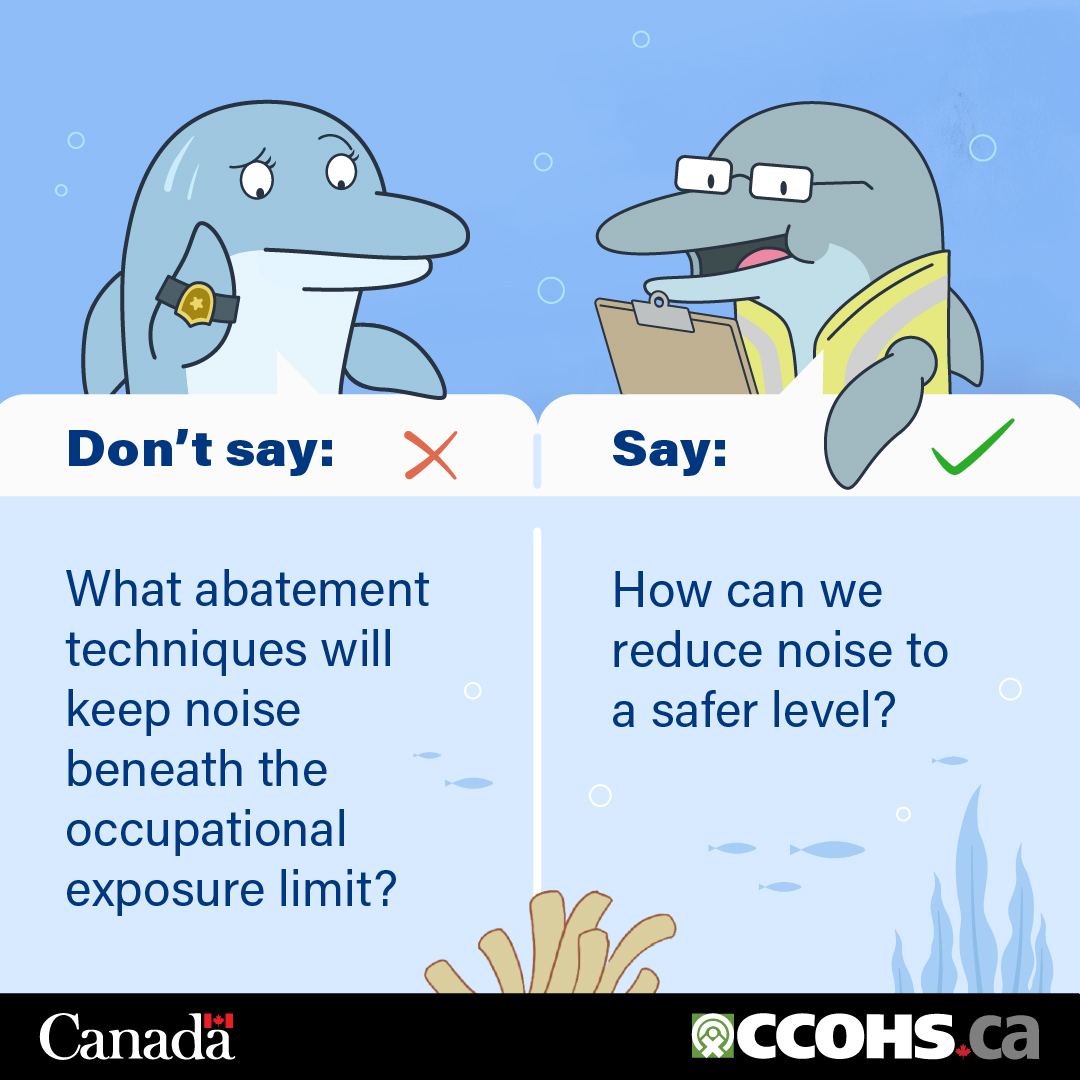 CCOHS's tweet image. When it comes to workplace health and safety, plain language helps. Use short sentences and words everyone understands. 

More #PlainLanguage tips: ccohs.ca/spell-it-out

#SpellItOut