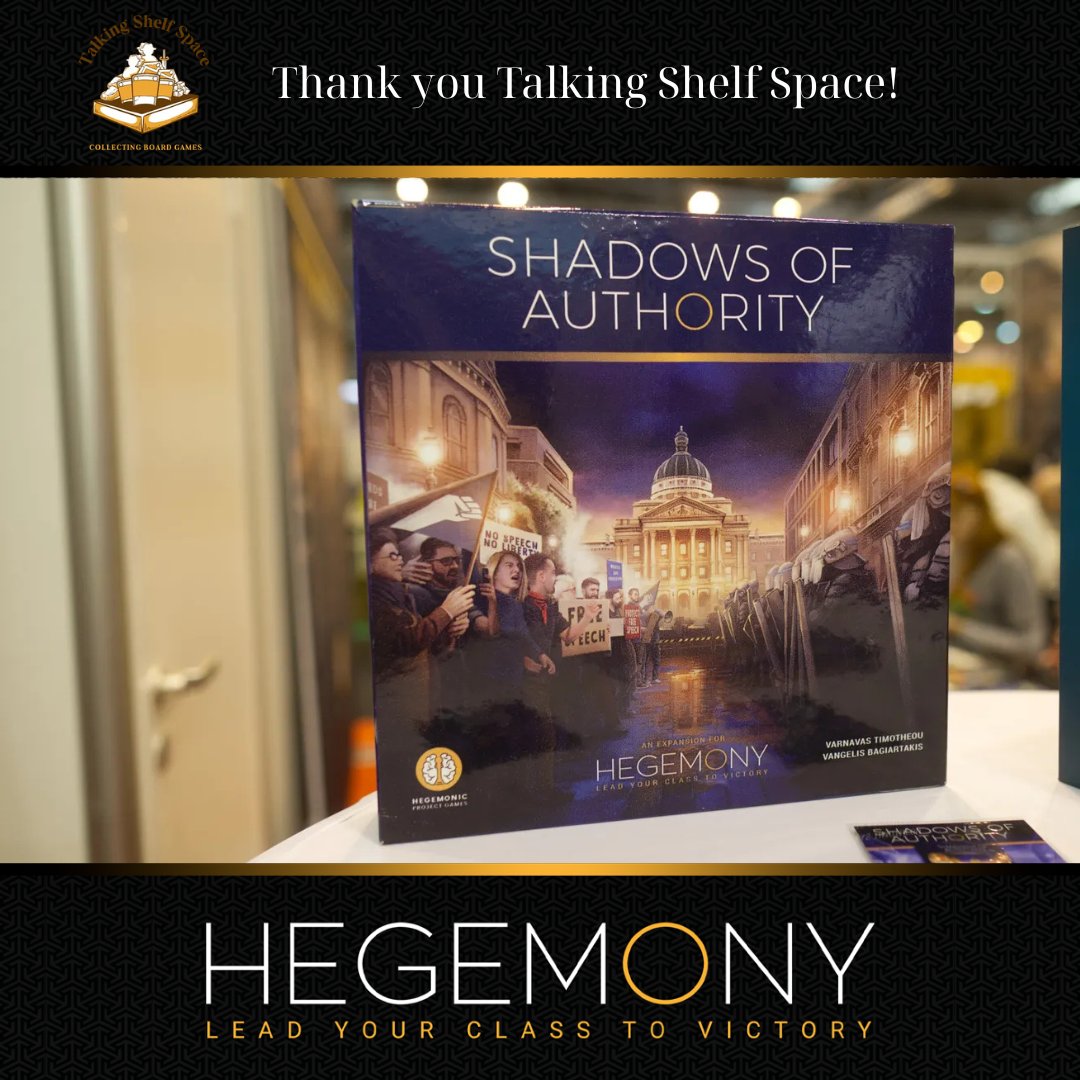 🔥Check out this great interview with Alex from Talking Shelf Space and our designer Varnavas Timotheou on BGG!
👉Read more: boardgamegeek.com/blog/12035/blo…

And don’t forget to follow on BGG and on Gamefound!👀

👉gamefound.com/en/projects/he…

#Hegemony #ShadowsOfAuthority