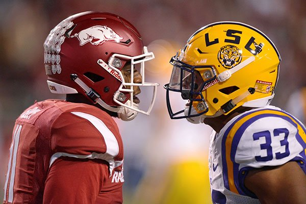 LSU is 45-23-2 all time against the Razorbacks &amp; 8-2 over the last 10 games.