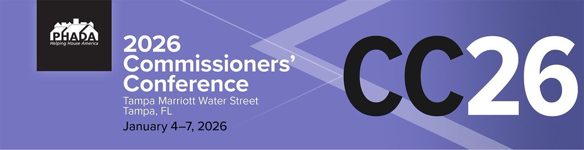 Check out today’s CC26 Session Spotlight: “From Ideas to Impact: Innovative Strategies to Boost Resident Opportunities” with Rita Heinemann, Norfolk HA; Nathan Simms, Norfolk Redevelopment HA; Larry Williams, HA of Birmingham District; Julie Piccolo, PHADA bit.ly/3LP0IAD
