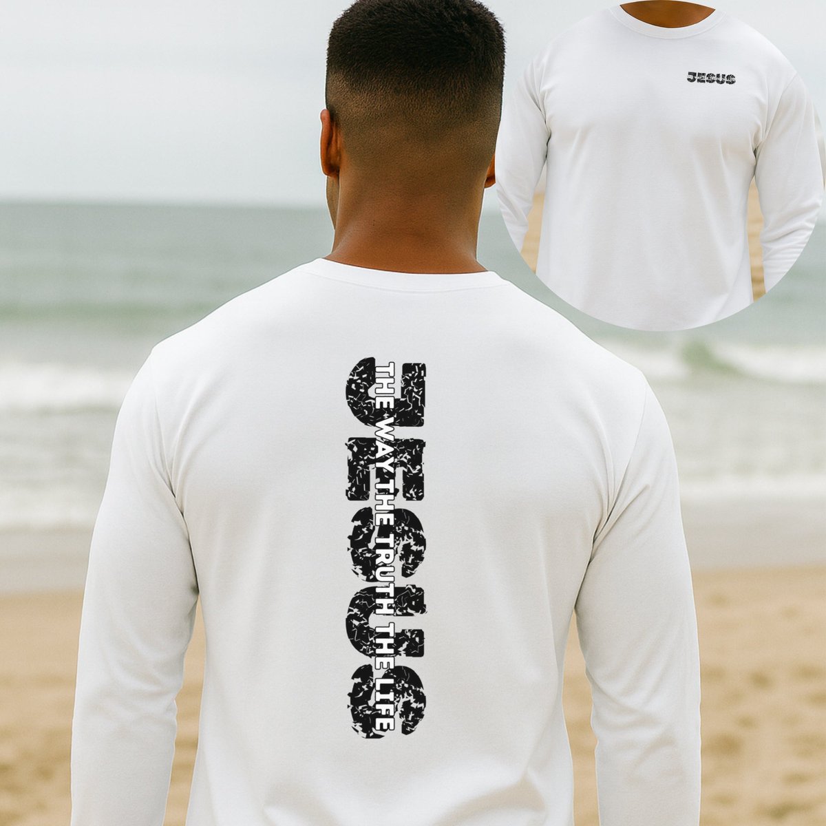 MyFaithMyFather's tweet image. Wrap yourself in faith with our "Jesus The Way, The Truth, The Life" long sleeve tee. Comfort meets conviction, making your faith as clear as your style. #FaithFashion #MyFaithMyFather myfaithmyfather.com/products/jesus…