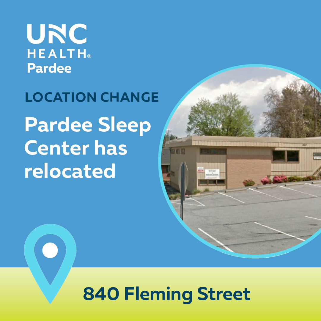 📍 Pardee Sleep Center has relocated to 840 Fleming St. in Hendersonville.

We look forward to continuing to provide expert sleep care in our new location.

Learn more about our services at bit.ly/3wEAQA3 or call (828) 696-1085.