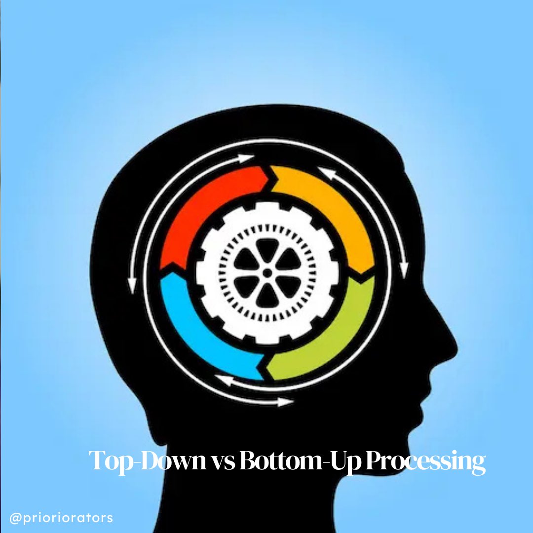 OratorsInfo's tweet image. Understanding how our brain processes information is key to mastering learning, decision-making, and perception. Two fundamental pathways guide this process: Top-Down and Bottom-Up Processing.

#BrainProcessing #LearningStrategies #DecisionMaking #Perception #TopDownProcessing