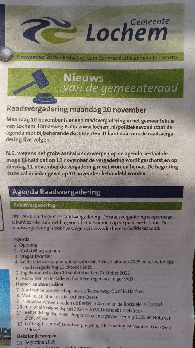Plannen voor huizenbouw in de weilanden ten oosten van de stad Lochem vanavond in de Raadsvegadering mooilochem.nl/plannen-voor-h… #Lochem