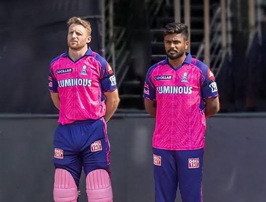 academy_dinda's tweet photo. If you ever feel dumb, remember RR management let go of Buttler and Samson in their prime years and retained Hetmeyer, Riyan Parag and Jurel instead 🤡 https://t.co/REHkwHfBgB