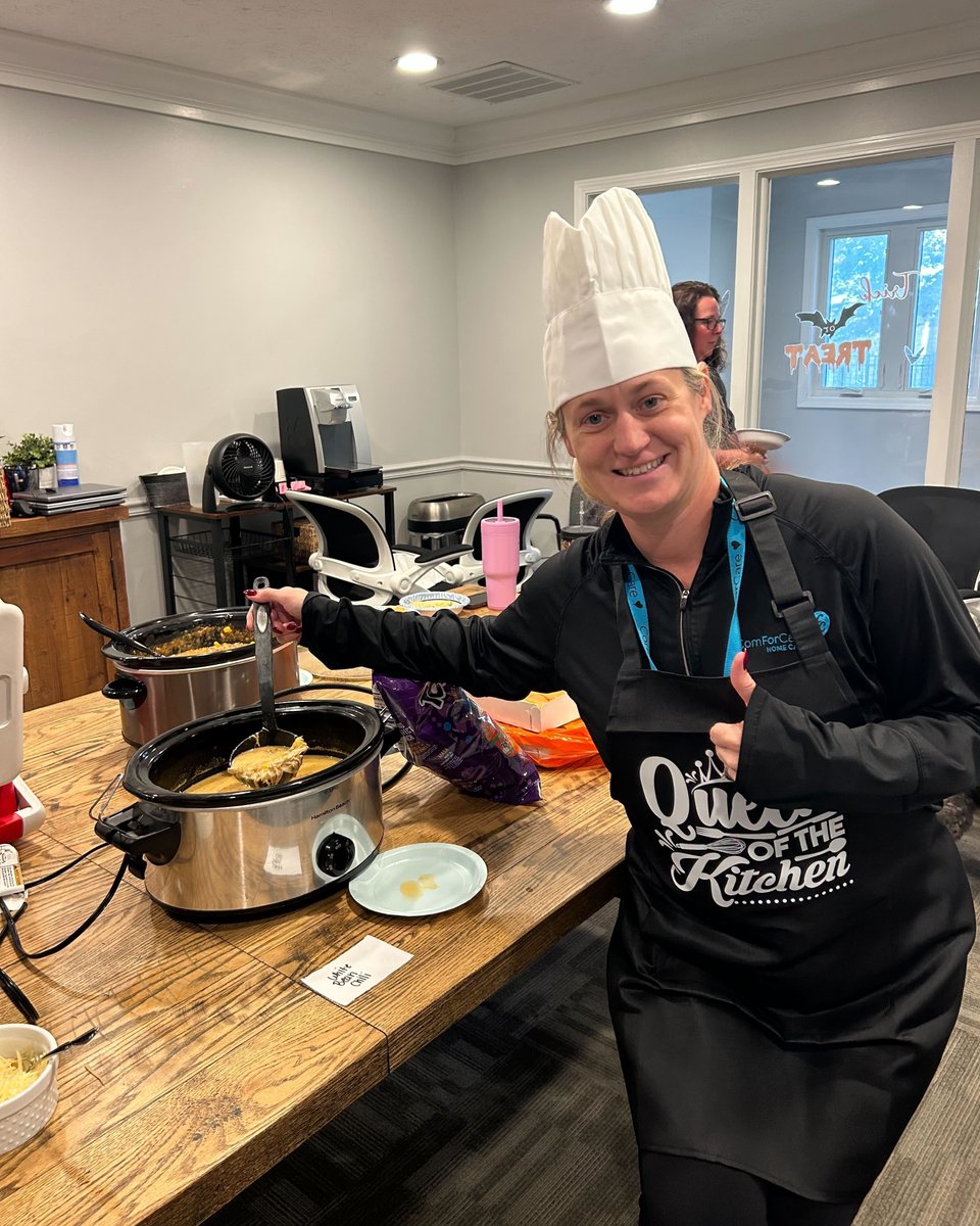 It’s soup season at ComForCare! Our team had a great time during the Soup’s On Challenge, where Baylee’s Broccoli Cheddar Soup came out on top. Share your favorite soup recipe in the comments for a chance to win a holiday gift card. A winner will be announced Thursday!