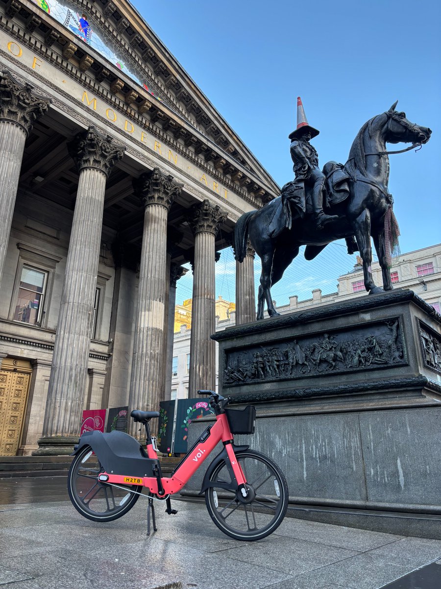 voitechnology's tweet image. We’re excited to deliver sustainable, safe journeys to all Glaswegians! 🚲

·       Affordable journeys
·       Two accessible models
·       Responsible parking

Our e-bikes are now available, just download the Voi app, locate a bike and get pedalling💚🌍

#EBikes #Glasgow
