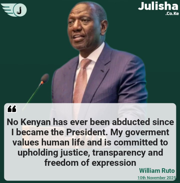 Goddie_Ke's tweet image. President Ruto ; No Kenyan has ever been abducted since I became the President