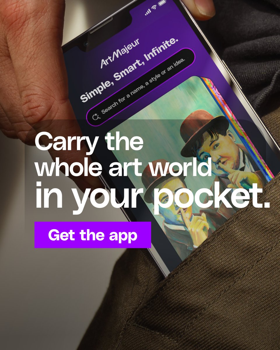 artmajeur's tweet image. Having the world of #art in your pocket is now possible 🎨📲
Download our #app and discover art in a brand-new way.#StartTheWeekRight #MondayInspiration 

APP STORE
tinyurl.com/2666eapb
GOOGLE PLAY
tinyurl.com/yhyeck5z