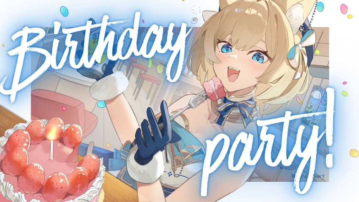 Sooo my vtuber birthday kind of snuck up on me this year so I'm having a low-key celebration! Join me for a watchalong, fast food lunch handcam, and some karaoke (also I'm still releasing merch) !!! The party starts on November 13th, 9 am JST!

youtube.com/live/p56onvtfP…