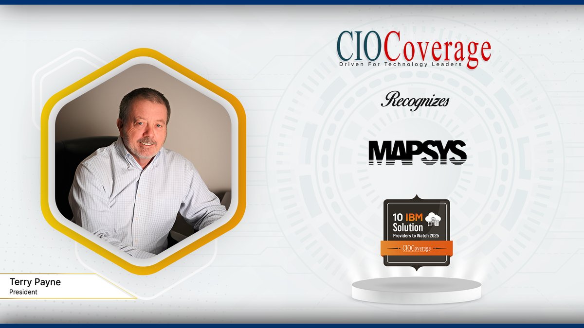 CioCoverage's tweet image. 🚀 Big shoutout to @Mapsys_Inc and Terry Payne, President, for being featured in our 2025 Top 10 IBM Solution Providers to Watch!

Read here: ciocoverage.com/mapsys-inc-it-…

#ciocoverage #NewEditionALert #IBMSolutions #IBMSolutionProviders #Innovation2025 #Top10Edition #Technology