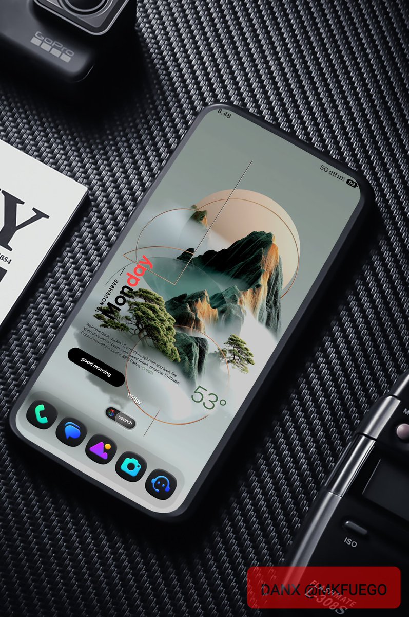 Good Day friends
My Screenshot

<a href="/SmartLauncher/">Smart Launcher</a>
Wallpaper by <a href="/Halleyapps/">Halley Apps ™</a> 👉🏾 t.me/halleywalls
Widgets #AppoReborn by <a href="/RajjAryaa/">Raj Arya</a>
Icons #OneUi3DDark by <a href="/lkn9x/">LKN9X</a>
Mockup by <a href="/TeboulDavid1/">Smart Wallpaper Art</a>
<a href="/andro_idfans/">andro_idfans🇨🇺💪 100% template and walls</a>

#KWGT #Android #Xiaomi #HyperOs