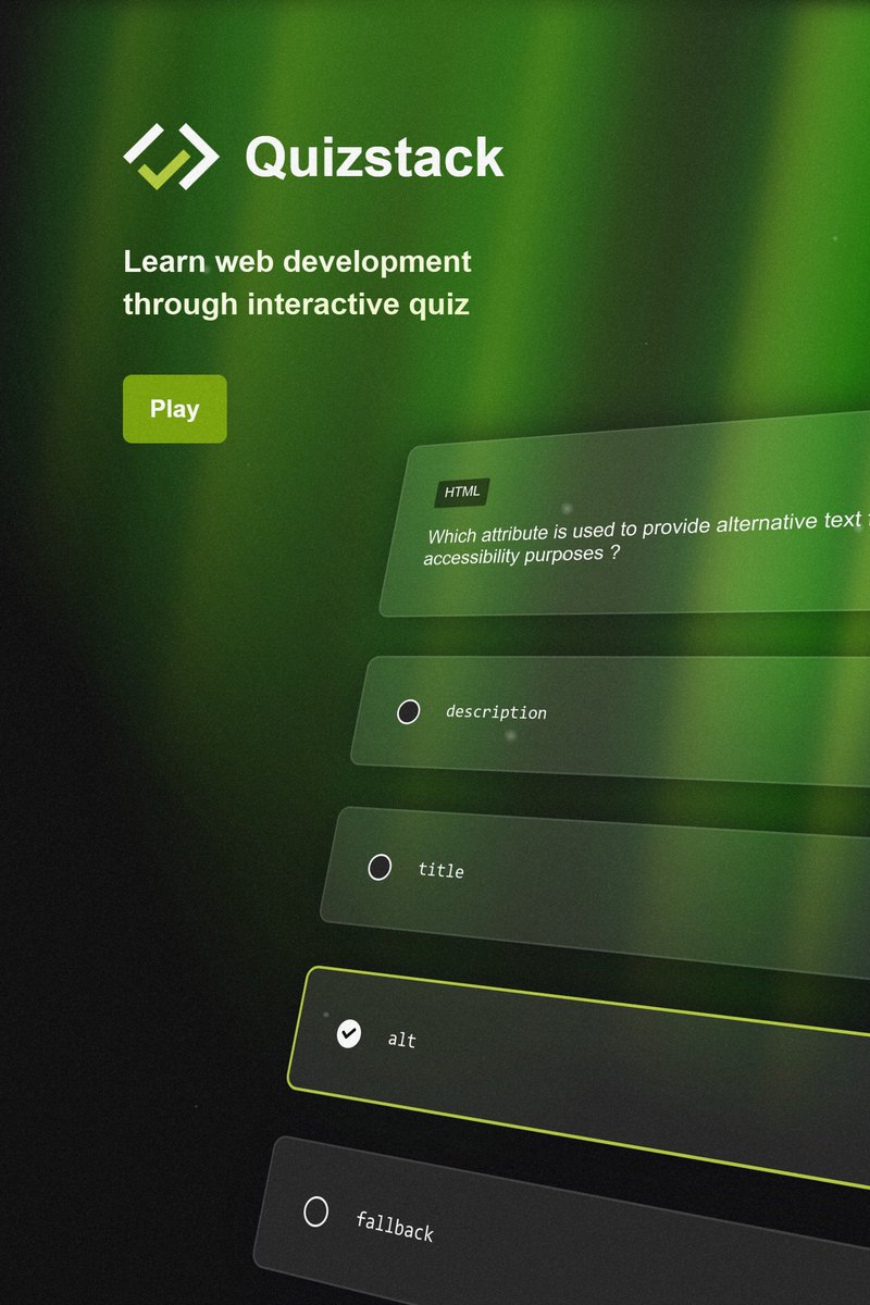 quizstackapp's tweet image. Are you aware of accessibility issues ?

Discover more HTML traps on quizstack.io 🕸️