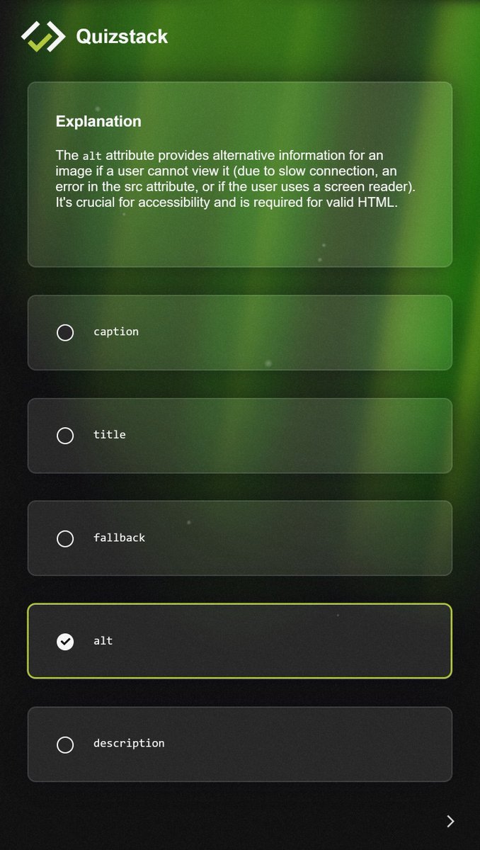 quizstackapp's tweet image. Are you aware of accessibility issues ?

Discover more HTML traps on quizstack.io 🕸️