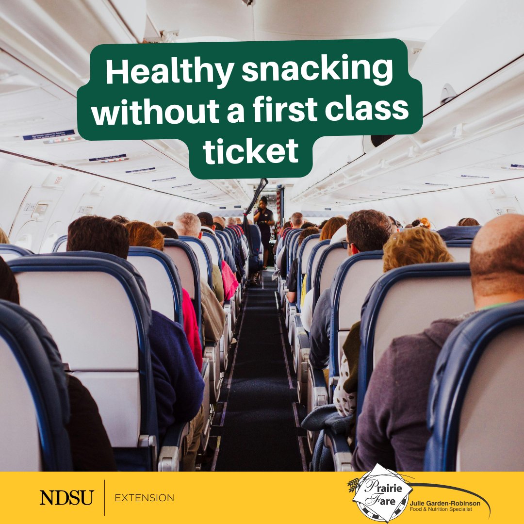 What snacks were provided on your last flight? Were they ultraprocessed? Or were there healthful options? Learn more from the latest publication >>> ag.ndsu.edu/news/columns/p…
#prairiefare #ndsuextension #snacking