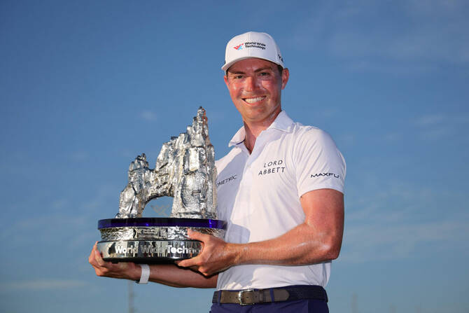 Ben Griffin rolled in three long birdie putts for a 9-under 63 on Sunday to win the World Wide Technology Championship for his third #PGATour title of the season! 🏆👏
-
-
-
#golf #golfing #golfer #golfcourse #golflife #golfswing #golflynk #golftournament #golfchannel