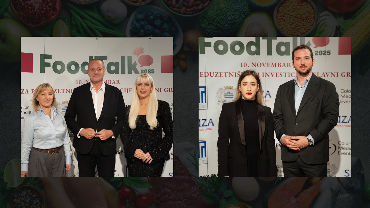ColorMediaCom's tweet image. #foodtalk 2025 je u punom zamahu u Muzeji i galerije Podgorice: hodnici mirišu na nove ideje, a chefovi, vinari, diplomate i HoReCa profesionalci pretvaraju jelovnike u priče, a priče u planove.
#FoodTalk2025 #FoodTalk #Podgorica #MuzejiIGalerijePodgorice #Gastronomija #HoReCa