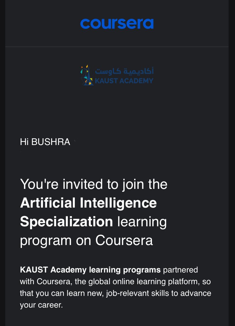 bus_127's tweet photo. الحمدلله 
تم قبولي في المرحلة الأولى من برنامج الذكاء الاصطناعي في @KAUST_Academy 
دعواتكم لي بالتوفيق 🤍🙏🏻

#كاوست
#الذكاء_الاصطناعي https://t.co/EB3wqiBMD3
