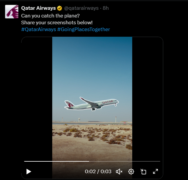 BRAVIS20312506's tweet photo. @qatarairways I did it Hhhhh https://t.co/tVtTRTB2DA