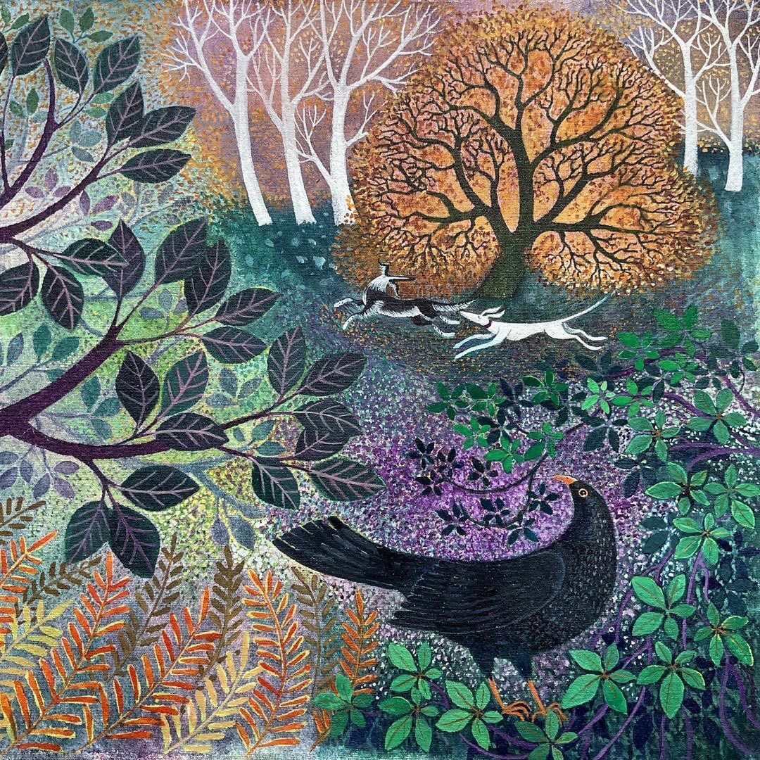 HWarlow's tweet image. Instantly recognisable
Lisa Graa Jensen 
English painter. 
Love her lighthearted work always welcome here