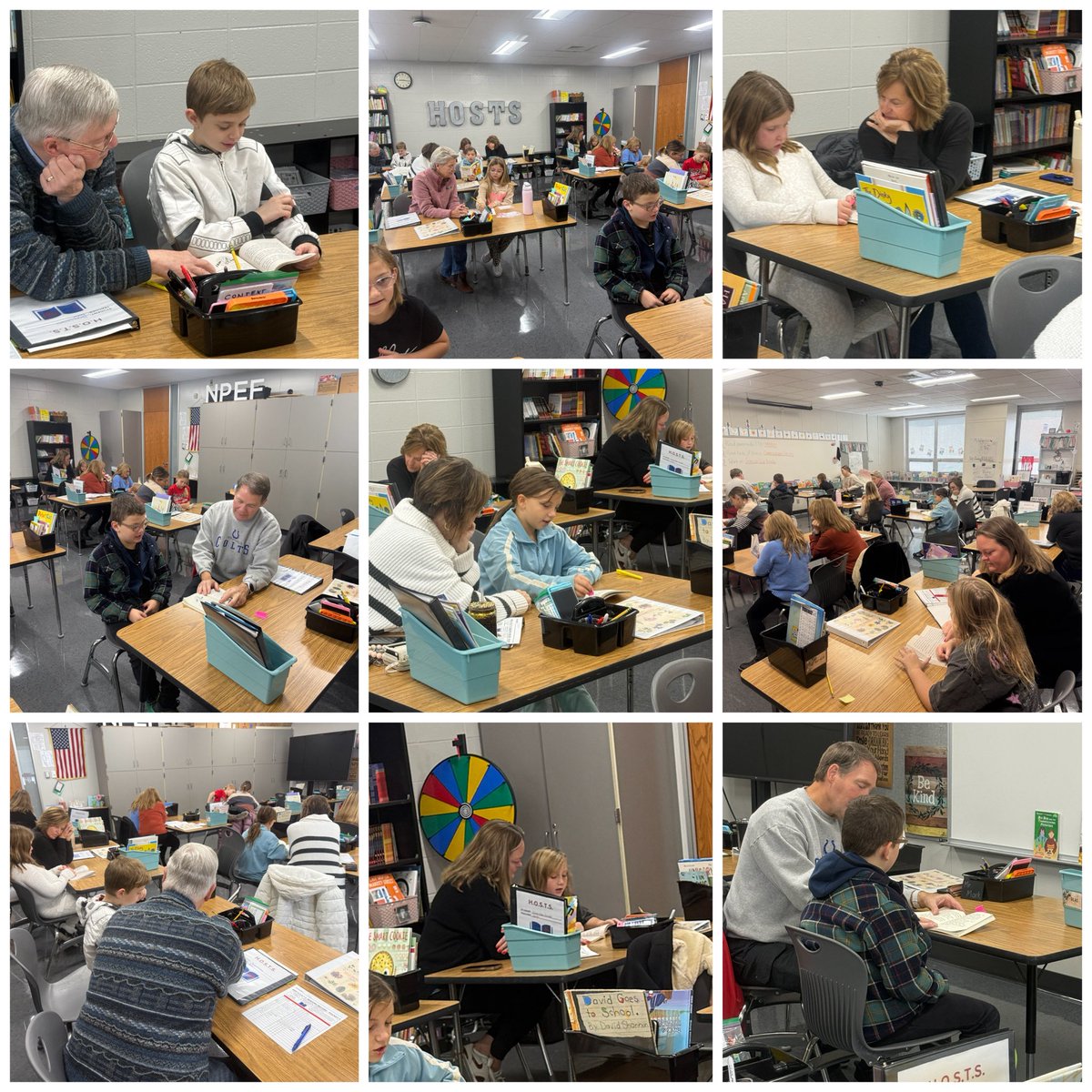 Thankful for their safe travels &amp; grateful for the level of commitment these mentors have  to make it on this snowy morning 🥰 📚🐾 <a href="/NewPalCS/">New Palestine Community Schools</a>