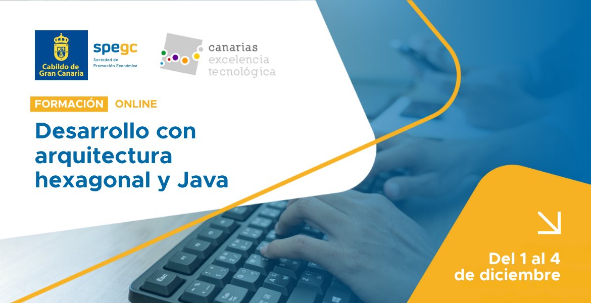 ClusterCET's tweet image. 📣 Formación “Desarrollo con arquitectura hexagonal y Java”. Lleva tus proyectos Java al siguiente nivel.

📆 Del 1 al 4 de diciembre de 2025.
📍 Modalidad: ‼️ Online ‼️

👉 ¡Inscríbete! 👇🏻
spegc.org/formacion-y-ev…

#Java #ArquitecturaHexagonal #DesarrolloSoftware #FormaciónTIC