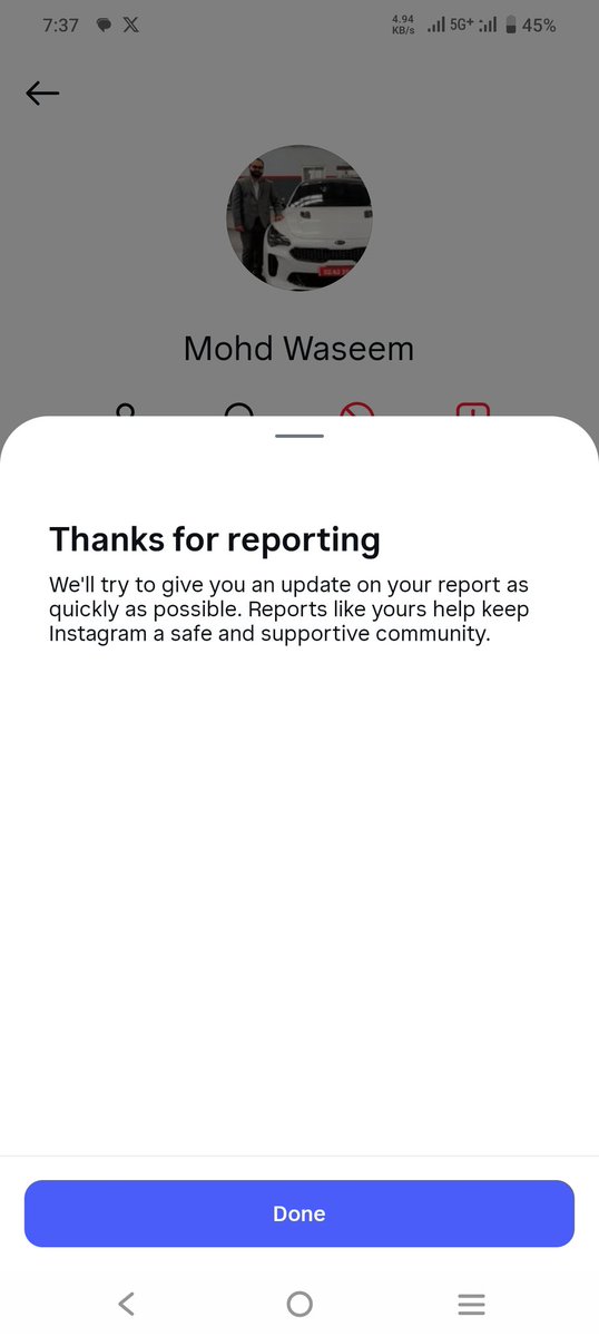 sandeepk5198's tweet image. साइबर फ्रॉड वाले आपके किसी परिचित की ID बना कर आपसे पैसे की डिमांड कर सकते है।जब मैने अपने परिचित से  पूछा तो उन्होंने बोला id मेरी है लेकिन मैने पैसे नहीं मांगा।इस फ्रॉड के द्वारा अपनी बैंक डिटेल्स दी गई है@cyberpolice_up इसके ऊपर उचित कार्यवाही करे।@Cyberdost 
@Lko_VivekSharma