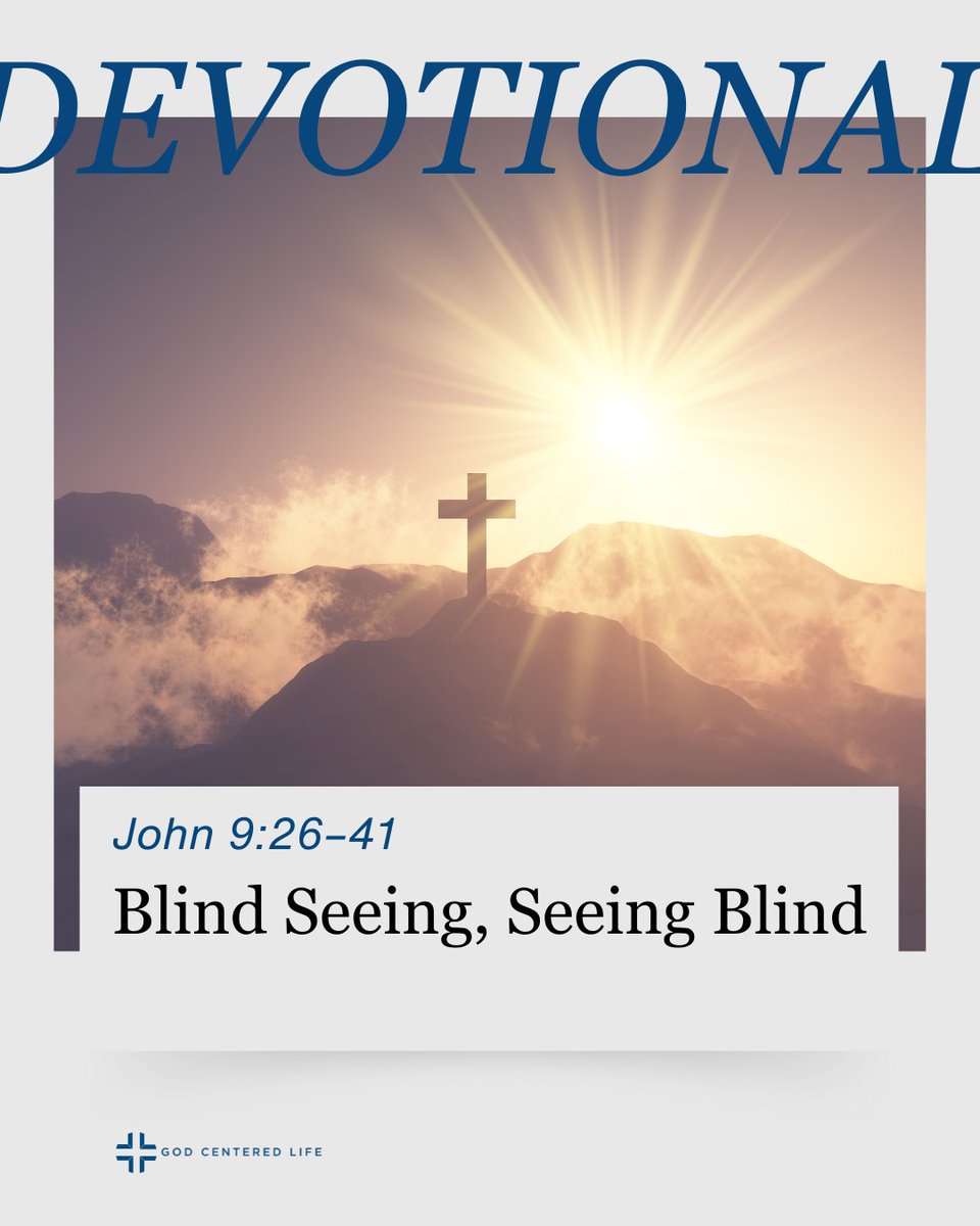 drjoshmoody's tweet image. Tragedy and glory, sadness and empathy, passion and compassion—all bleed together into this closing section of this most extraordinary story of the man being born blind healed by Jesus. The disciples had asked whether the blind man or his parents had sinned (9:2). Jesus replied…