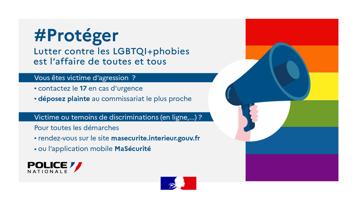 #Protéger | Cette nuit, nos policiers sont intervenus pour interpeller 3 individus qui dégradaient les marches des fiertés dans le centre-ville de #Nantes. Les individus mineurs ont été placés en garde à vue.