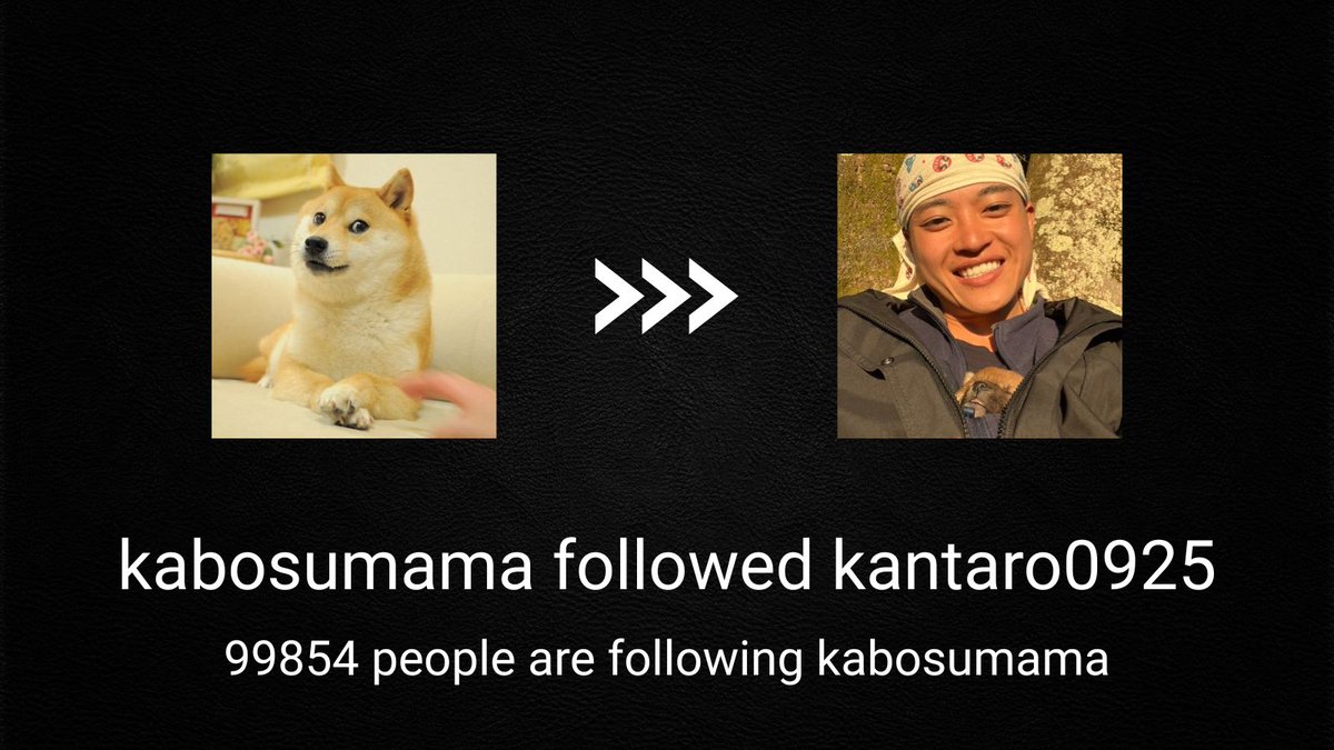 .<a href="/kabosumama/">かぼすママ</a> just followed <a href="/kantaro0925/">Kantaro San</a> on 𝕏

yea, things are in motion.