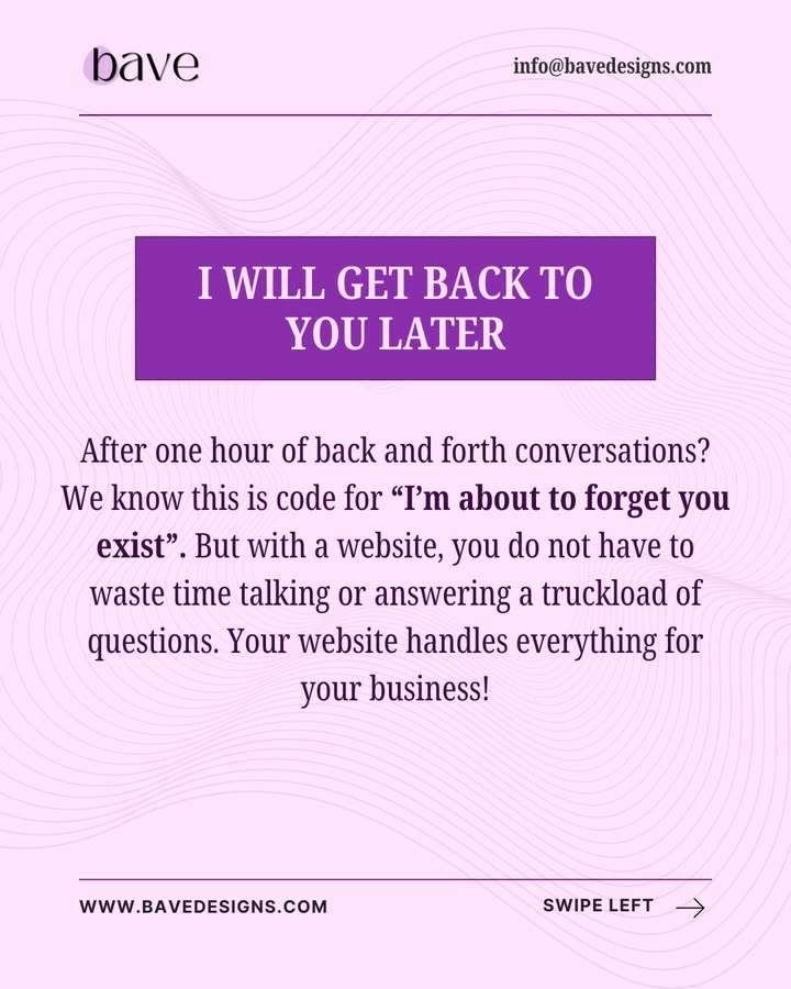 bavedesign's tweet image. Let your website handle the talking, the showing, and most importantly… the selling.

Need a website? Click the link in our bio to book a FREE consultation

CONTACT US:

E-mail: info@bavedesigns.com

Call: +234 814 084 0447

#websitedesigntips #webdesignconsultation