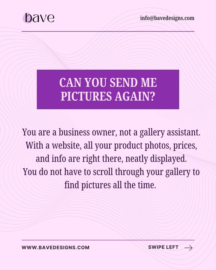 bavedesign's tweet image. Let your website handle the talking, the showing, and most importantly… the selling.

Need a website? Click the link in our bio to book a FREE consultation

CONTACT US:

E-mail: info@bavedesigns.com

Call: +234 814 084 0447

#websitedesigntips #webdesignconsultation