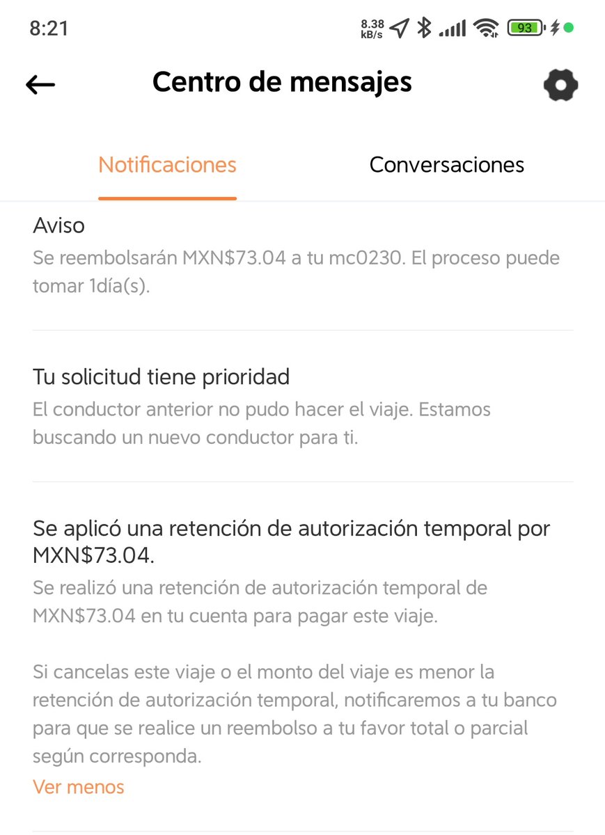 Zurimelo's tweet photo. @DiDi_Mexico más de un mes de ese viaje que el conductor me canceló el 8 de octubre y aún no es para que se me reembolse el dinero del viaje. Contactar con ustedes por medio de la app es imposible. Por cierto, X no me permite enviarles DM, ¿Ahí qué procede? ¿Ya me chingaron? https://t.co/zPAtq5PN48
