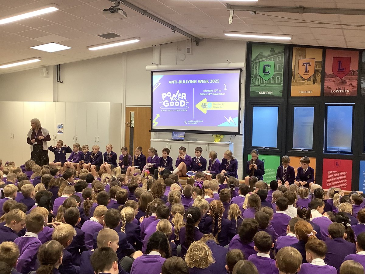 Anti-Bullying Week is back! This year, the theme is how we can use our ‘Power for Good’. Our team of United Against Bullying Ambassadors kickstarted our week of thinking with a whole school assembly.
