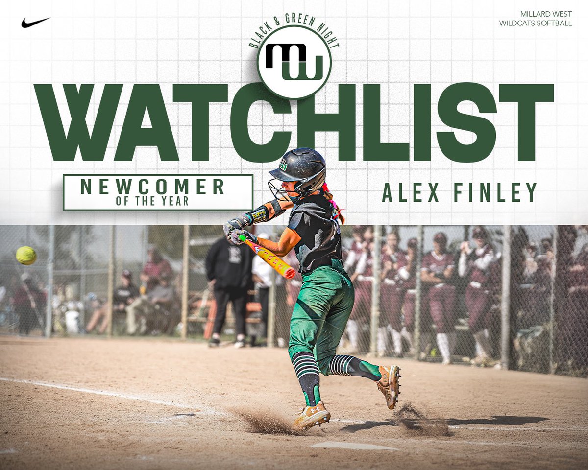 Another newcomer of the year to watch for a potential Black and Green Night nomination. It was great to see <a href="/alex_finley4/">Alex Finley 2027</a> have an impact for <a href="/mwestsoftball/">MW softball</a> this season.