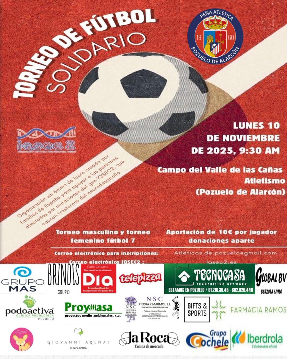 Enhorabuena a <a href="/ATMPozuelo/">Peña Atlética Pozuelo de Alarcon</a> por la organización del evento y la recaudación de fondos para una causa tan noble!!  La prensa Atlética ha dado la cara cayendo en semifinales sin perder ni un solo partido!! Grandes mis <a href="/Tala_Radio/">M.M. TALAVERA</a> <a href="/pascualruizar/">Pascual Ruiz Arnal</a> <a href="/inakivdl/">Iñaki Villalón De Linos</a> <a href="/JaviGomezCope/">Javi Gómez</a> <a href="/marqoss/">Marcos Durán</a>