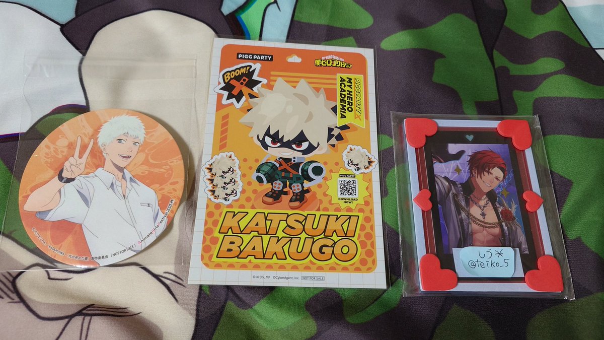 初音ミク、ワンピース、ドラゴンボール超、しぐれうい、ヒロアカ