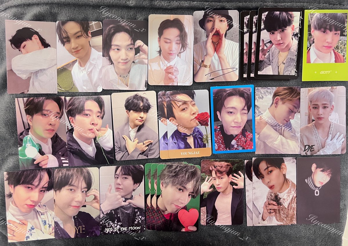 Hyeongjun_x's tweet photo. WTS/การ์ด GOT7 💚✨𝐔𝐩𝐝𝐚𝐭𝐞✨
🌟 การ์ดสะสมเอง แกะจากบั้มเองทั้งหมด
🐤 ทุกใบ 60 /เดินทาง50

💌F = ชื่อ(มบ.)/ท่าแอค หรือทัก DM
#GOT7 #ตลาดนัดgot7 #ตลาดนัดอากาเซ่ #ตลาดนัดกัซเซบึน #ขายของสะสม #การ์ดgot7 #การ์ด #ขายของติ่ง https://t.co/4NOW3UtcHL