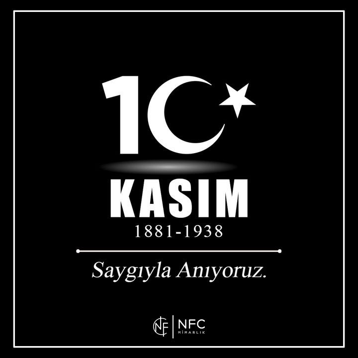 Şükran ve rahmetle anıyoruz...

#10Kasım   1881-193∞
