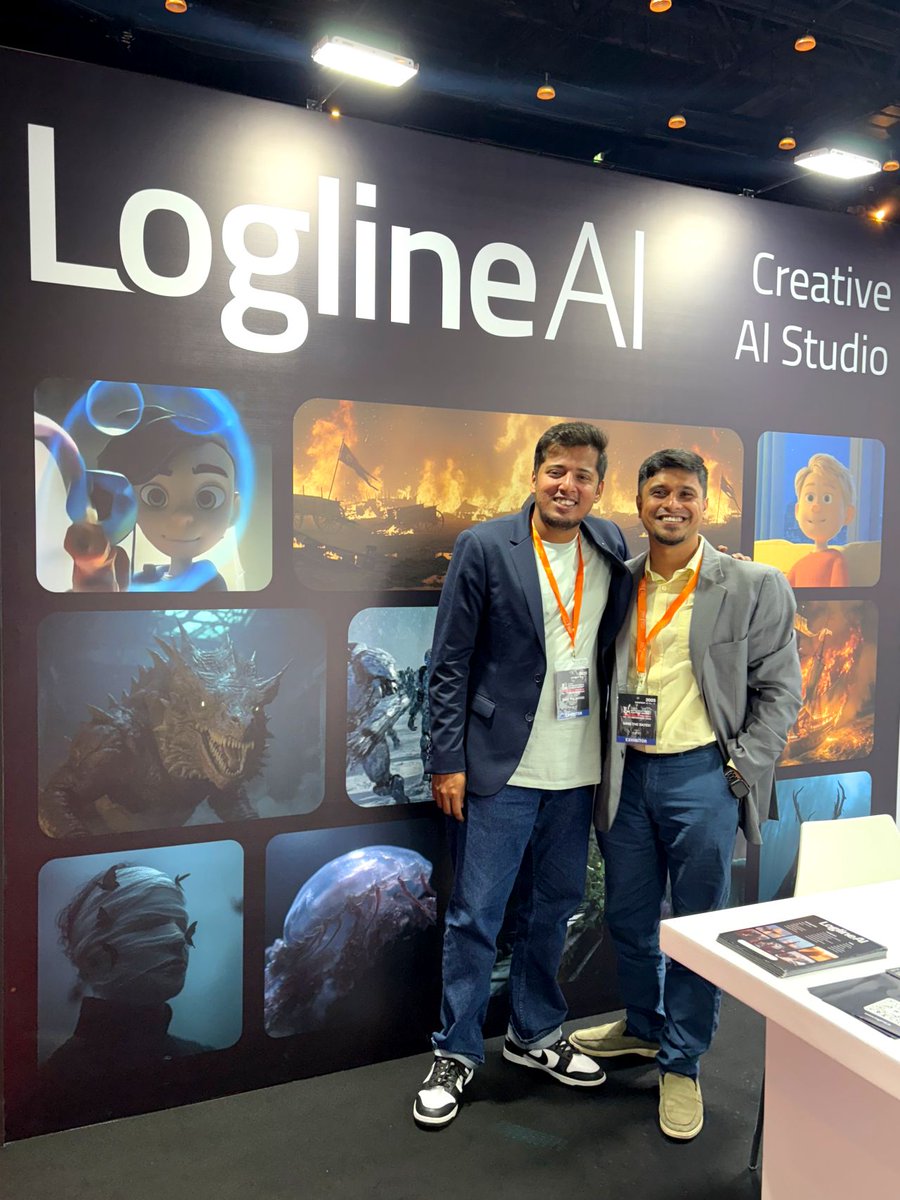 LoglineAIStudio's tweet image. What a journey it’s been for Logline AI Studio! From our debut showcase at MIPCOM 2025 in Cannes to an incredible follow-up at DICM 2025 in Dubai! 

A glimpse of the energy and conversations that powered our global market visits.

#loglineai #mipcom2025 #dicm2025 #AIinMedia
