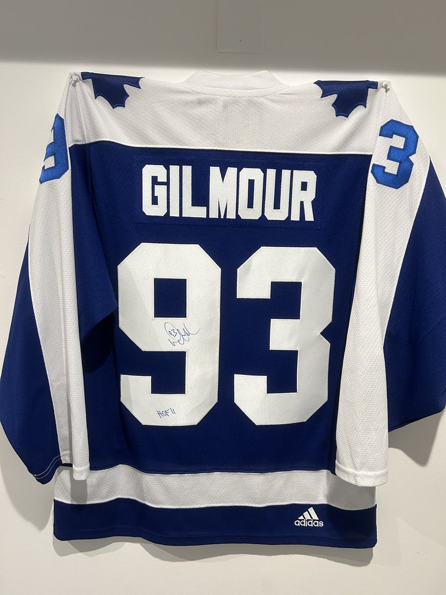Just scored this signed Dougie jersey from an neighbour doing a fire sale. Imagine prime Gilmour on the Leafs right now? #killer