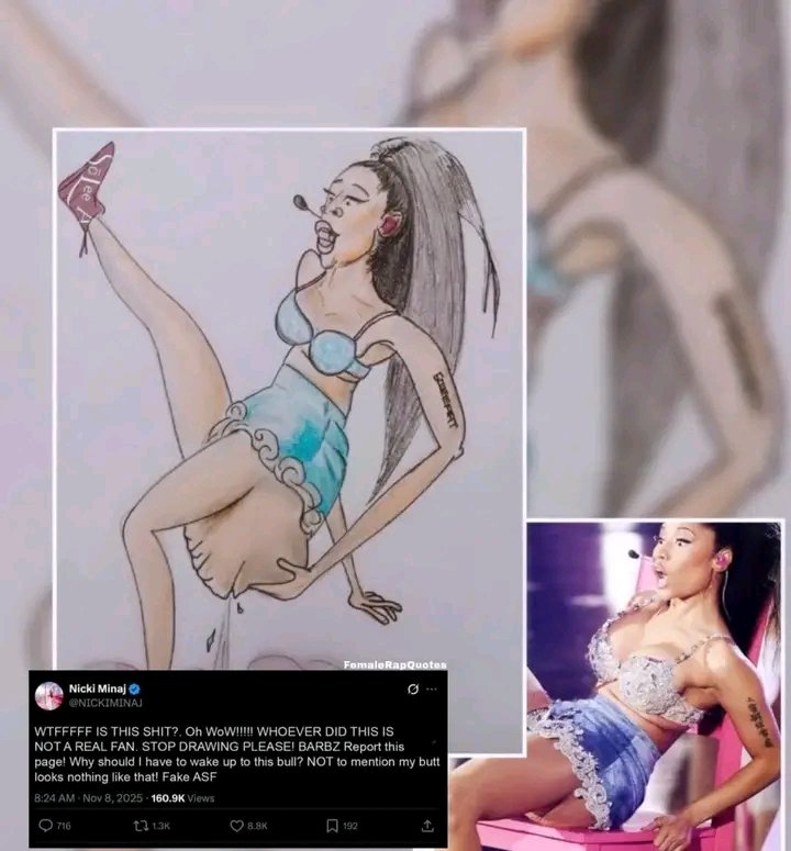 Who is this artist 🎨  stressing Nicki Minaj like that 😂 🤣🤣🙆‍♀️