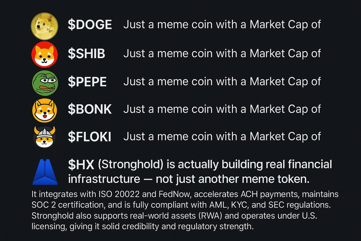 TechTitansNews's tweet image. $SHX $DOGE $SHIB $Pepe $BONK