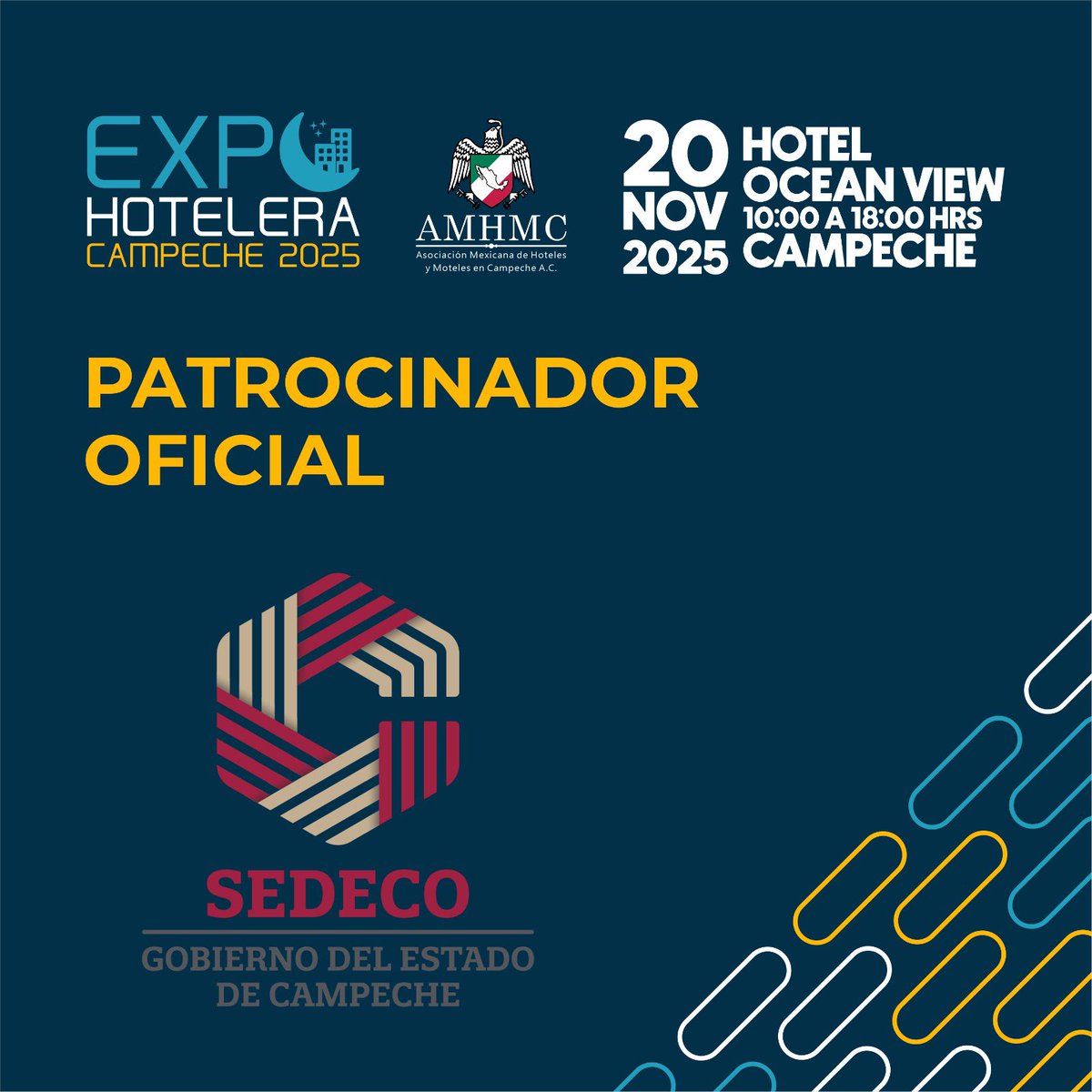 🌟 ¡Gracias a la Secretaría de Desarrollo Económico por su valioso apoyo en la Expo Hotelera Campeche 2025! 🌟

Su colaboración ha sido fundamental para hacer posible este gran evento que impulsa la innovación, el turismo y el crecimiento del sector hotelero en nuestro estado. 🙌