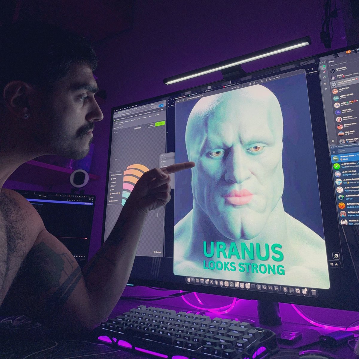 show me how strong $uranus is..