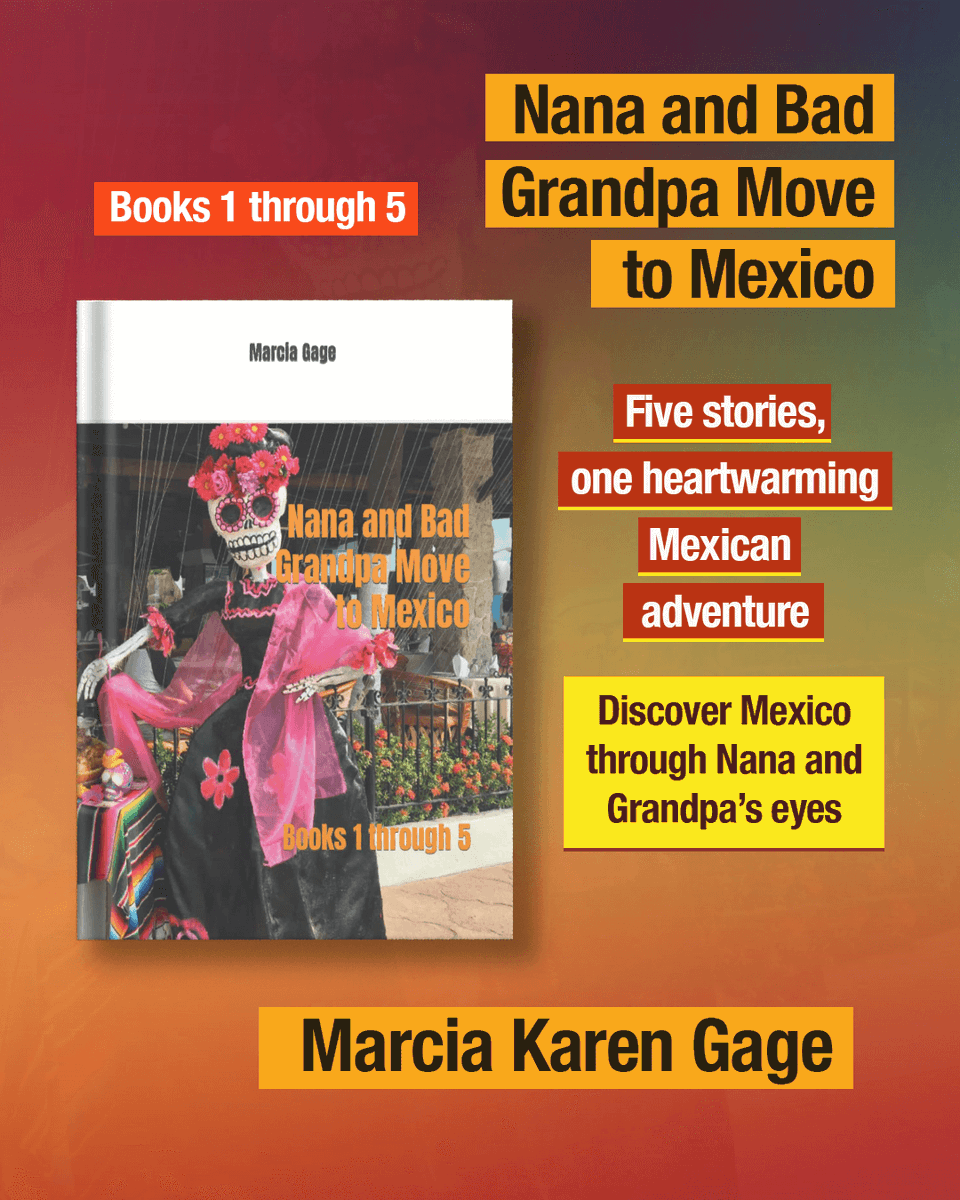 Discover the heart of Mexico through the joyful eyes of Nana and Bad Grandpa! A bilingual journey filled with fun facts, friendship, and family adventures. By <a href="/MarciaKGage1/">Marcia Karen Gage</a>

Available on - amzn.to/42QMzJ