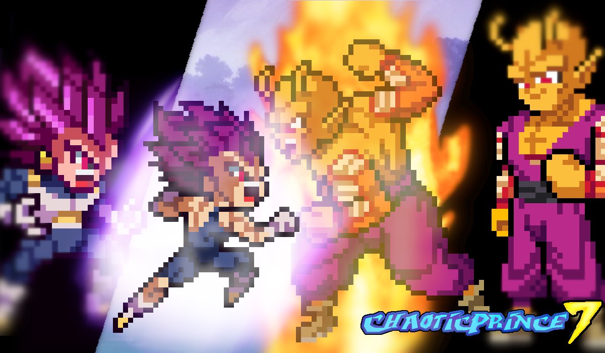 ChaoticPrince7's tweet photo. Ultra Ego Vegeta vs Orange Piccolo #Pixelart #DragonBall https://t.co/ZX3G4NZPQc
