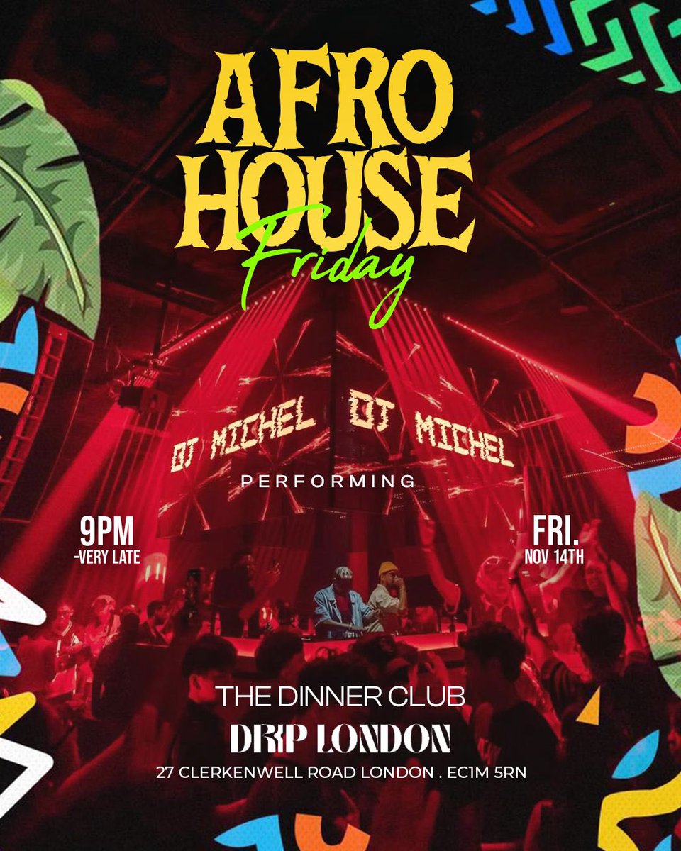 London 14.11.2025 at drip London  sign up now  see y’all there 🤍🖤