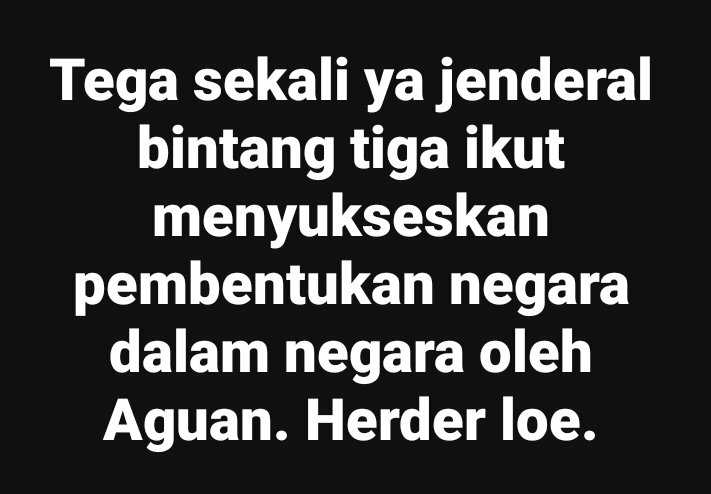 MASIH GAK PERCAYA JUGA KELEN SEMUA ?!?!
NEGARA INI DIRUSAK DAN DIJUAL OLEH JENDERAL ANJING KURAP PENGKHIANAT NEGARA !!!
KLO TERJADI REVOLUSI
BURU DAN GANTUNG JENDERAL ANJING KURAP INI !!!
#10November2025REVOLUSI
#10November2025REVPLUSI